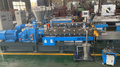 Jsd65b Twin Screw Extruder for Masterbatch, Filler, PA6+Glass Fiber, Plastic Sheet