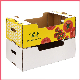 Custom Printed Corrugated Cardboard Paper Cherries Avocado Pineapple Pear Orange Apple Lemon Mango Banana Fruit Vegetable Packing Packaging Shipping Carton Box