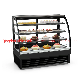 Front Curved Glass Bakery Cake Cabinet Chocolate Cake Display Freezer Showcase