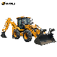 Wolf Multifunction Wheel Loader 2.5ton Backhoe Loader Jx45h with Electric Function