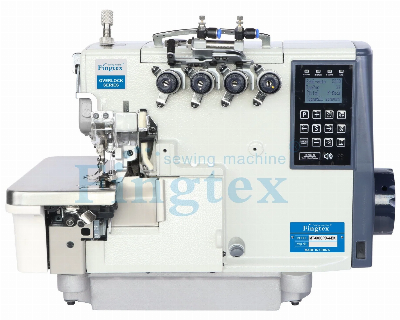 Fingtex Mt-6800PD-BK Automatic Overlock Sewing Machine Pneumatic Tupe with BK Device