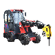 Europe Small/Mini Compact 4WD Articulated Front End Tractor 1ton/1.5ton/2 Ton Telescopic Boom Wheel Loaders for Farming/Construction/Gardening