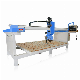 Table Bridge Saw Ceramic Tiles Cutter, 5 Axis Edge Profiling Marble Granite Slabs Hole Hollow out Stone Cutting Machine