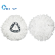 Factory Price Washable White Color Microfiber Mop Pads Fits Vileda O-Cedar Easywring Triangle Mop Head