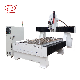 Stone Slab, Ceramic Tile Cutting and Edge Polishing CNC Stone Machinery 1325 3 Axis with Atc and Suction Cup