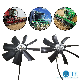  Hydraulic Adjustable Pitch Axial Flow Fans Axial Fan with Reversed Direction Blowing for Cotton Pickers / Wheat Harvester / Radiator / Water Tank