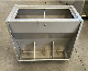 Stainless Steel 304 Double Side Pig Feeder / Dry and Wet Trough Feeder manufacturer