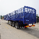 3 Axles 40-60 Tons Payload Fence / Stake Heavy Vehicle Ladder Container Transport Cattle Livestock Semi Trailer