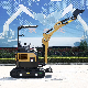  CT16-9B Hydraulic Multifunction Crawler Mini Excavator with Zero Tail and Retractable Chassis