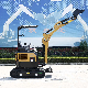 CT16-9B Hydraulic Multifunction Crawler Mini Excavator with Zero Tail and Retractable Chassis