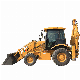  Construction Machinery Full Closed Cabin Mini 1 2 3 4 Ton Diesel Power Backhoe Wheel Loader Telescopic Operating Arm