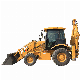 Construction Machinery Full Closed Cabin Mini 1 2 3 4 Ton Diesel Power Backhoe Wheel Loader Telescopic Operating Arm