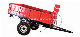 Farm Machinery Truck Tractor Mounted Dumping Single Axletrailer manufacturer