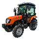 Shandong Manufacturer Directly Supply 40HP 50HP 60HP 4WD Engine Wheeled Tractors/ Agricultural Mini Farm Tractor/Small Garden Tractor with Cab for Farming