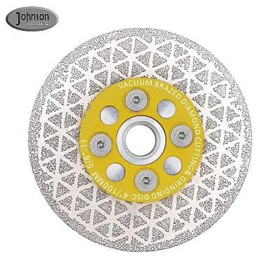 5" Single Side Star Electroplated Diamond Stone Grinding Wheel M14 Diamond Coated Cutting Disc Saw Blade for Granite Marble Tile