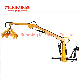  3.2m Hydraulic Palm Fruit Loader/Grab Crane Collecting Palm Oil Fruit