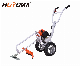 2 Stroke New Power Tool Hand Push Brush Cutter with Two Wheels Grass Cutter for Grass Cutting manufacturer