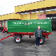 Ce Certificate Europe Hot Selling 7cx-8t 8 Tons Double Axle Four Wheel Three Way Tipping Farm Trailer manufacturer