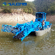 China Trash Collecting Boat/Floating Rubbish Harvester Boat Aquatic Weed Harvester