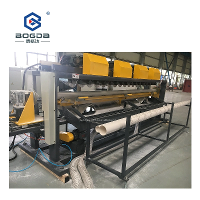 Bogda Automatic High Speed Plastic PP PE PVC Pipe Slotting Grooving-Cutting Machine
