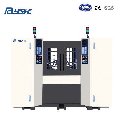 Flat Bed Gang Tooling Turning Milling Drill CNC Lathe Machine with Sub-Spindle