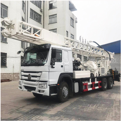350 Meter Truck Mounted Mobile Water Well Drilling Rig Borehole Drilling Machine