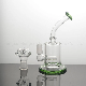  5.5 Inches Tall Mini High Borosilicate Glass Hookah Glass Smoking Water Pipe Horizontal Perc Oil DAB Rig