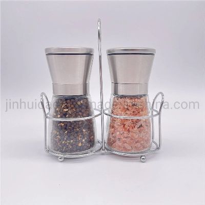 Manual Herb and Spice Tools Salt and Pepper Mill Set / Manual Pepper Grinder