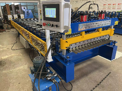 Aluminium Long Span Roofing Sheets Corrugated Roofing Forming Machine