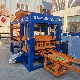 Qt4-15 Full Automatic Interlocking Hydraulic Brick Production Line Cellular Concrete Fly Ash Machine Hollow Solid Color Paver Block Making Machine for Sale