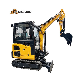 1-3.5 Ton Mini Digger Small Track Backhoe Hydraulic Crawler Mini Excavator