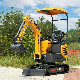  800kg Mini Excavator 1 Ton Diesel 1.2 Ton Mini Excavator Prices Small Digger CE Certification