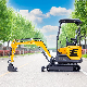 Sdjk Factory Wholesale Hot Sale Kubota 1 Ton 1.8tonne Small Digger 3.5ton Excavator Mini for Sale 1000kg Garden Household CE EPA Euro5 Mini Excavator 2ton Price