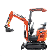  Rhinoceros Xn12-8 1.2ton Bagger Price Small Digger Cheap Mini Excavator Hydraulic Crawler Excavators with Three Cylinders Water Cooling Engine Micro Pelle