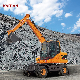  Wheel Loader Excavator Hydraulic Grapple Wheel Excavator Loader Type Machine