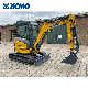 XCMG Official Xe27e 2.5 Ton Towable Mini Hydraulic Excavator for Sale manufacturer