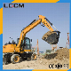 Lgcm Road Outdoor Digging Holes Planting Trees Repairing Canals Crushing Drive Small Bucket Engineering Multifunctional Wheel Excavator manufacturer