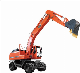 Jinggong Earthmoving Machinery Backhoe Excavators Digger Loader Excavator Bulldozer Machine