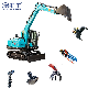  Popular Jg 7 Ton Compact Digger Mini Track Excavators Road Construction Machinery Excavator
