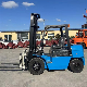 Factory Direct Sale 3t 3.5t Blue Customized Hydraulic Diesel Forklift for Sale manufacturer