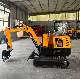 China Factory Direct Sale CE ISO 1t 1.8ton 2t 3t 1000kg Hydraulic Diesel Mini Excavator for Sale manufacturer