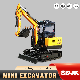 Multifunctional Small Bagger/Digger Garden Use CE ISO Crawler Hydraulic Mini Excavators for Sale with Optional Accessories