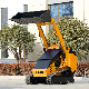 China Best Cheap Electric Mini Skid Steer Loader Mini Wheel Loader with Attachment Price for Sale