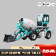 Cheap Gunite Machine Price Small Concrete Pump Diesel Engine High Performance Self-Loading 1.5m3 Mobile Cement Concrete Mixer for Sale