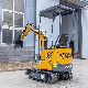  China Hot Sell 1 Ton Small Digger Excavator Machine with 0.025cbm Bucket Capacity