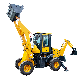  Hot Sell 0.2m3 Digging Bucket Capacity Backhoe Loader with 28kn Digging Force