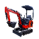 CE and EPA Approved Factory Smallest 1 Ton to 2 Ton Hydraulic Rubber Crawler Tracked Backhoe Bucket Mini Digger Excavators 1 Ton Mini Crawler Excavators