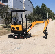 Mini Crawler Excavator 1.7 Ton Hydraulic Cheap Price Bagger for Sale manufacturer