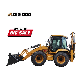 1 2.5 Ton EPA/Euro Small Tractor Backhoe Loader Mini Hydraulic Compact Wheel Backhoe Loader