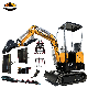  China Cheap Mini Excavator 1 Ton EPA Euro 5 Small Excavator Factory